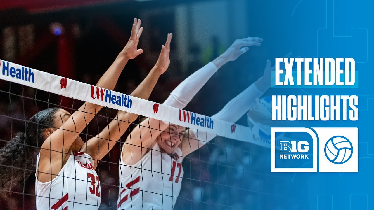 Milwaukee at Wisconsin | EXTENDED HIGHLIGHTS | Big Ten Volleyball | 09/09/2025