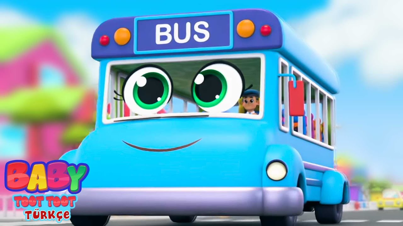 Otob&uuml;steki Tekerlekler Şarkı Ve Daha Okul &Ouml;ncesi Video &Ccedil;ocuklar I&ccedil;in