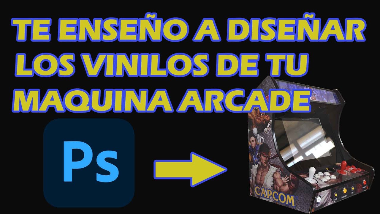 Te enseño a diseñar los vinilos y artes para tu maquina recreativa arcade (Parte 1)