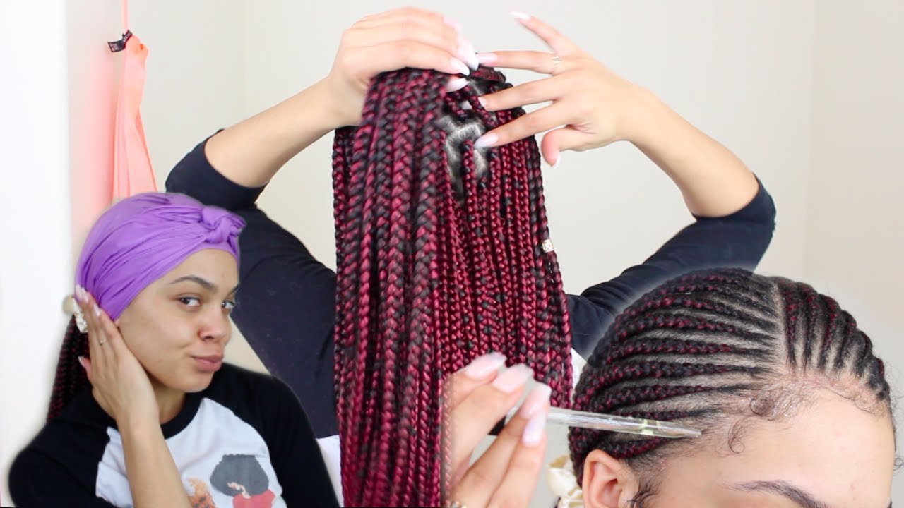 Moisturizing & Prepping Fulani/Tribal Braids for Bed