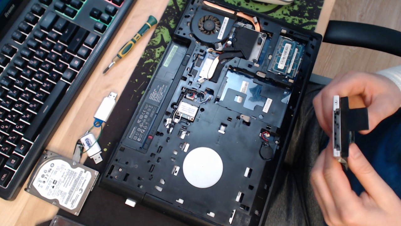 LENOVO G505 разборка, установка SSD, создание флешки с win 8, установка ОС и стандартного софта.