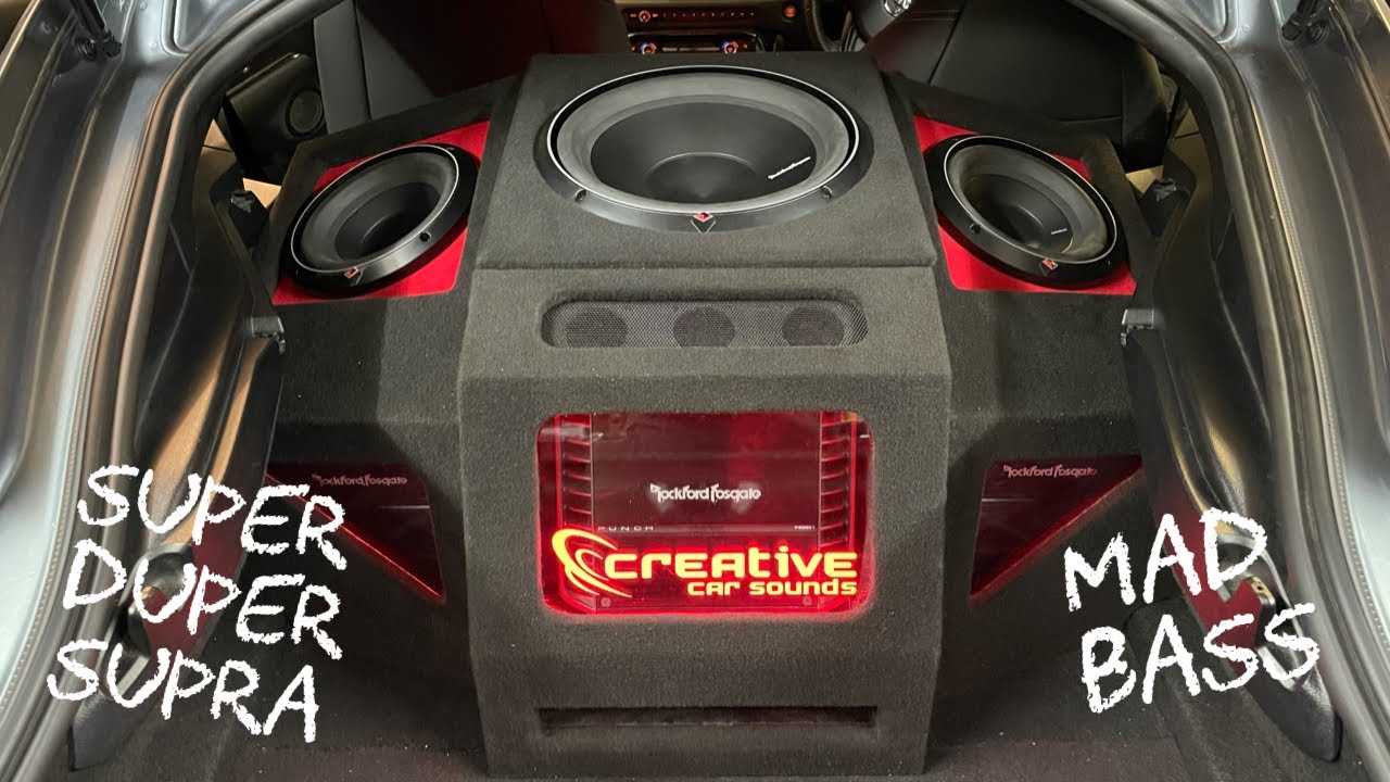 CCS Creative Car Sounds- Mk 5 Toyota Supra GR gets a Banging Rockford Fosgate Custom Audio Build