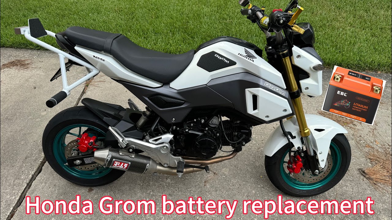 How to change the battery on a Honda Grom