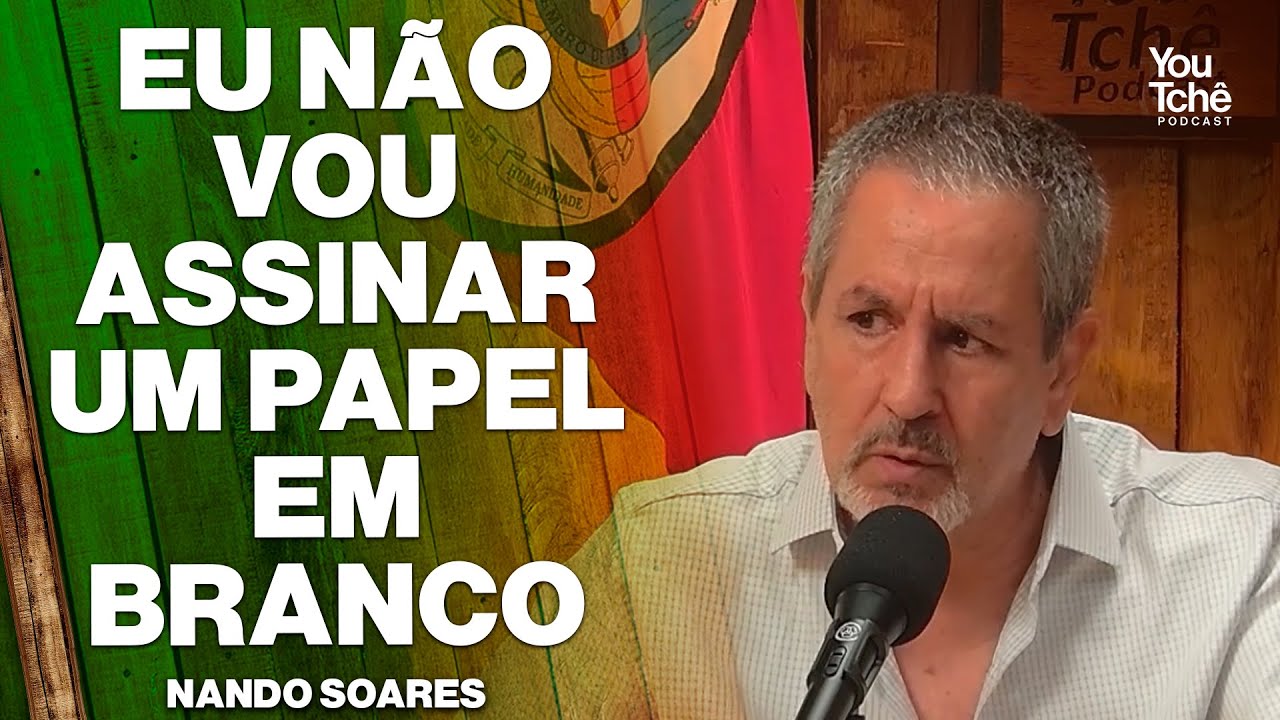 EU NÃO VOU ASSINAR UM PAPEL EM BRANCO - NANDO SOARES