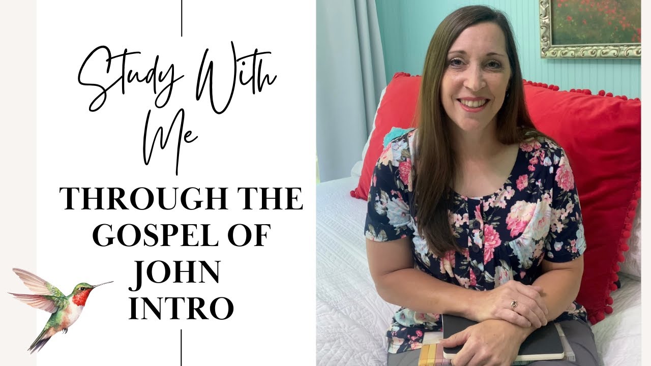 Join me for a quick intro for a study on the book of John!