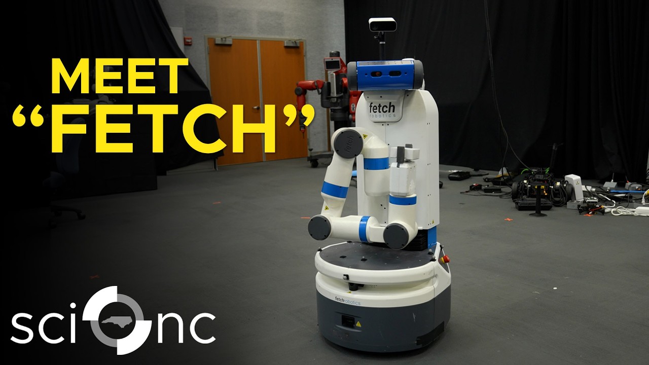 This robot navigates labs like a human assistant