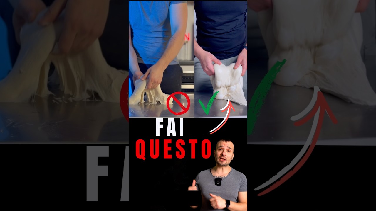 Pieghe all&rsquo;impasto: fai questo? #pizza #pizzafattaincasa #lievitazione
