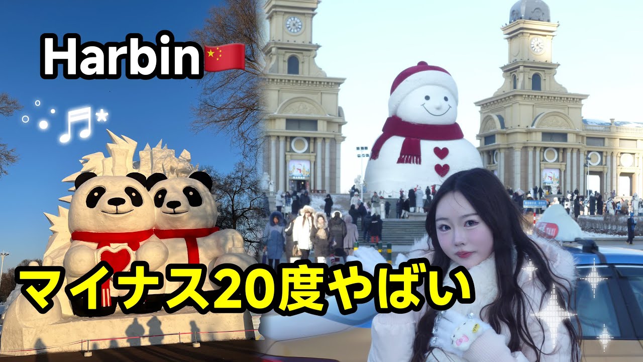 【ハルビン🇨🇳】日本人が行かないロシアに近い街、寒すぎる#中国旅行 #harbin 