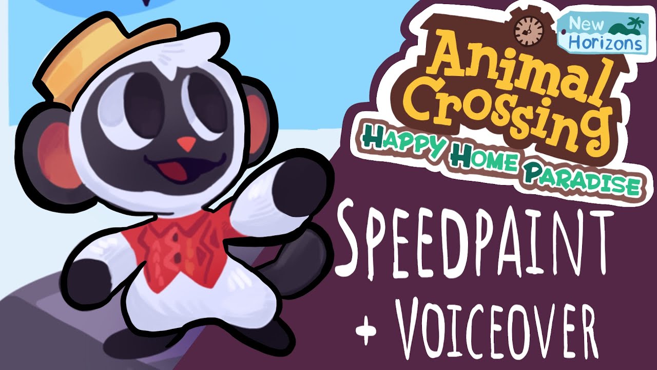 Animal Crossing Fanart -- Animal Crossing New Horizon Happy Home Paradise