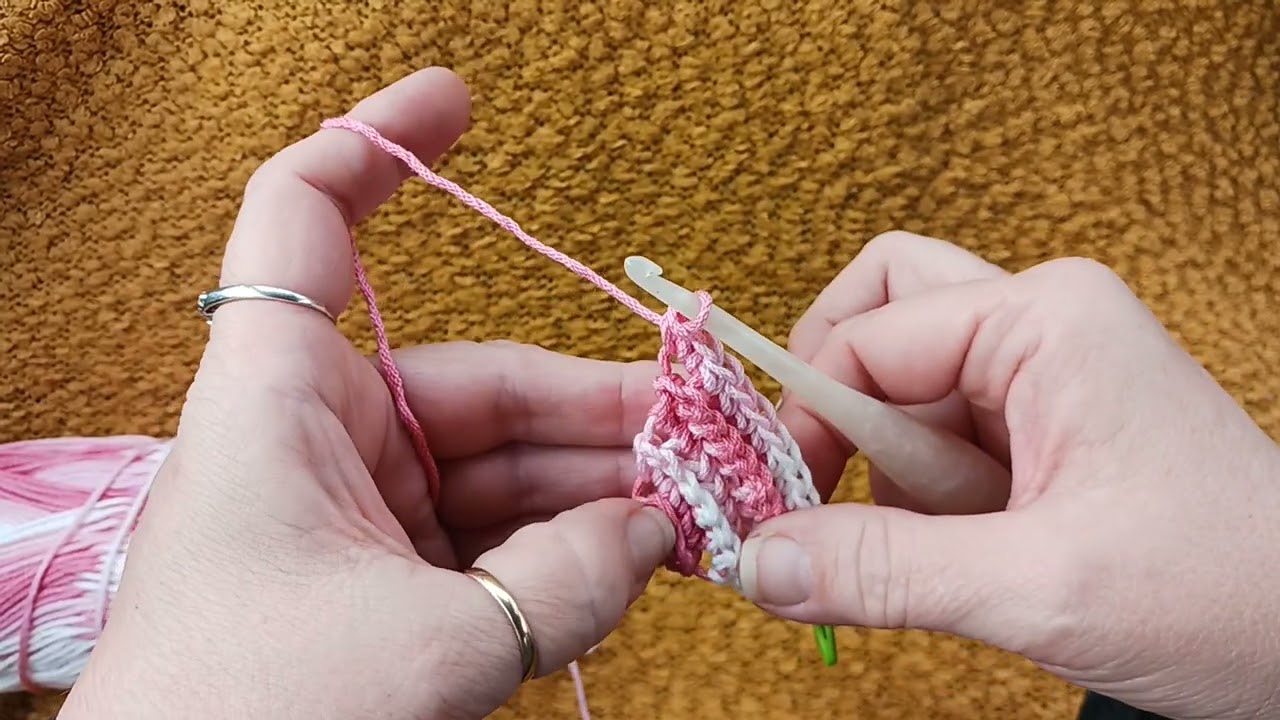 Making a Single Crochet C2C washcloth.. Pt.1 Increase Rows.