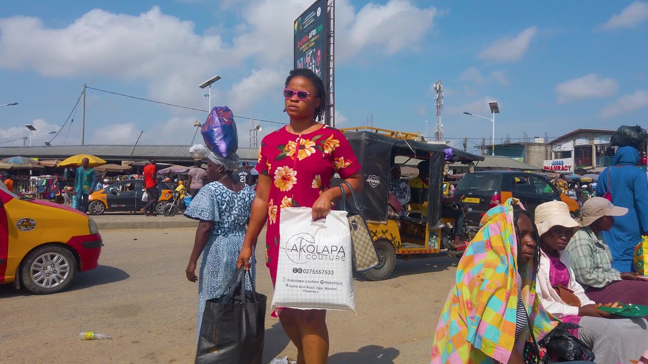 KASOA 2 NEW AFRICA CITY STREET MARKET GHANA
