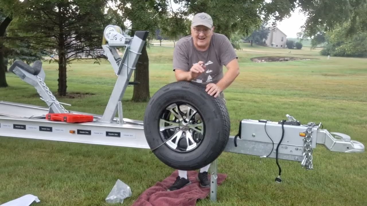 Cutwater 28 Venture Trailer Spare Tire Setup Fulton Tire Mounting