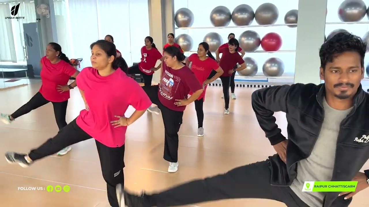 Easy And Simple Workout Video For All Age Group | Zumba Fitness With Unique Beats | Vivek Sir