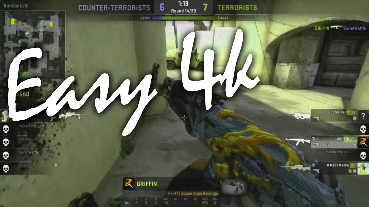 Making 4k's look easy (CS:GO)