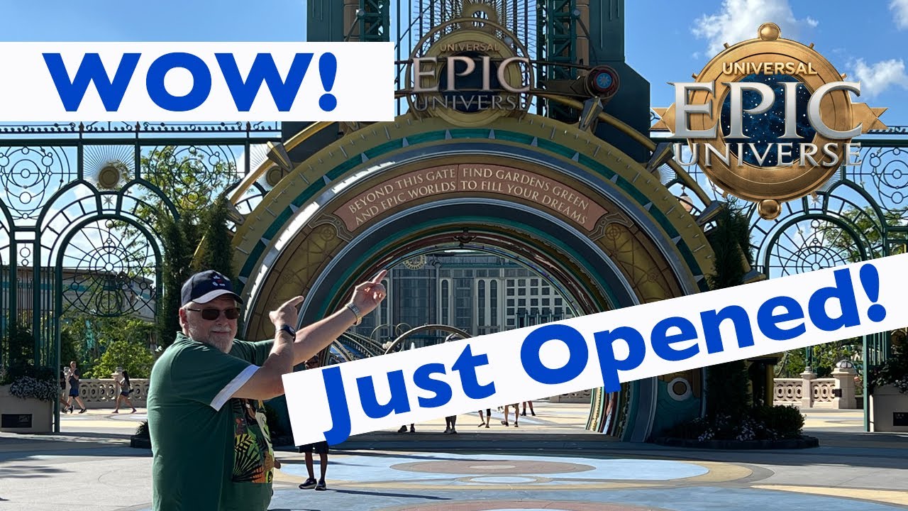 Epic Universe Theme Park  Walkthrough - WOW! - First Impressions