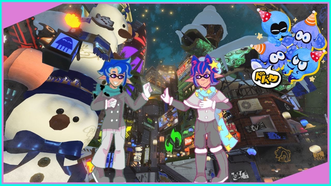 Squidmas Cheer! |Frostyfest Team Friends with @sky_berry3|