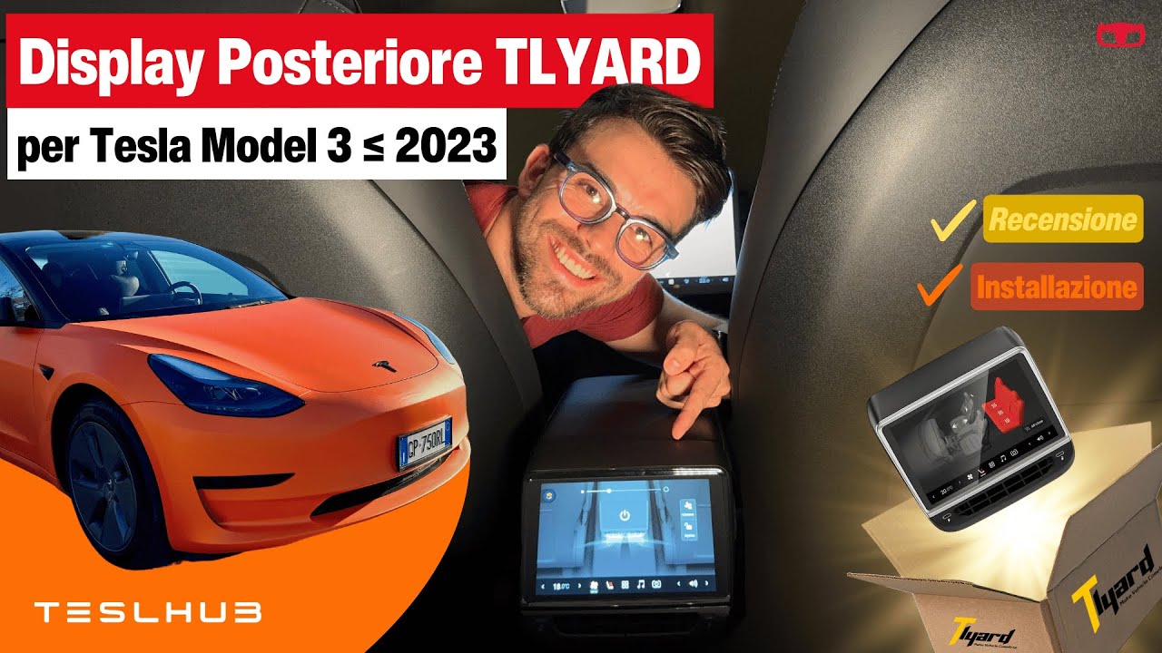 Installazione Display Posteriore di TLYARD per Tesla Model 3! 📺