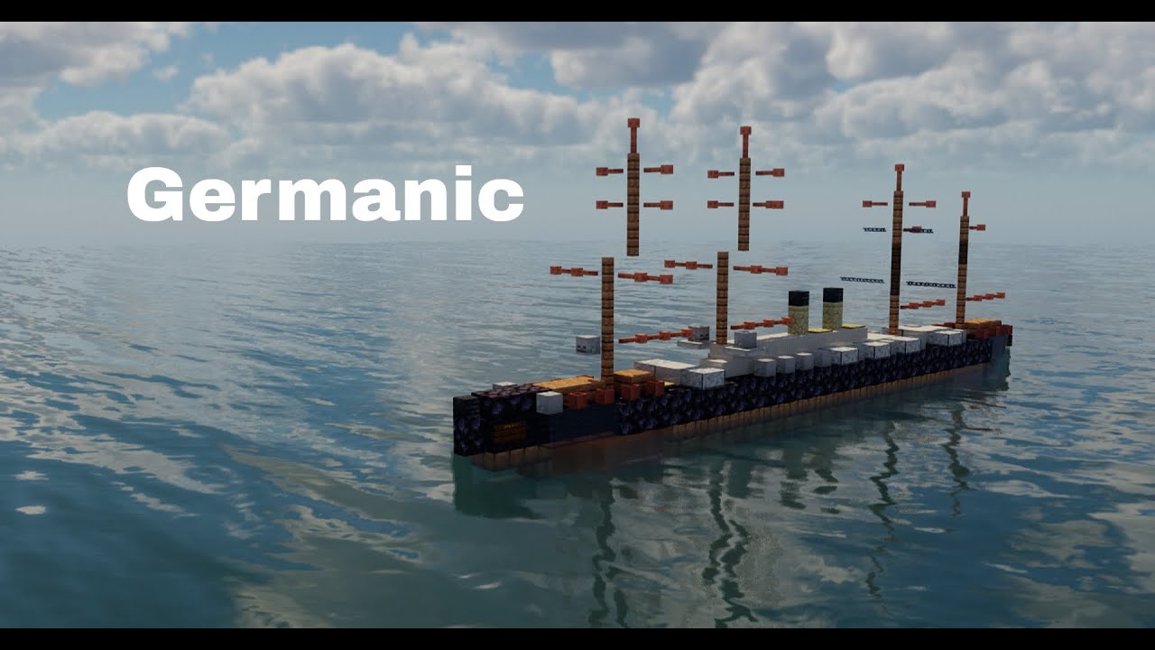 SS Germanic (1874) / Minecraft 1:5 Scale Tutorial