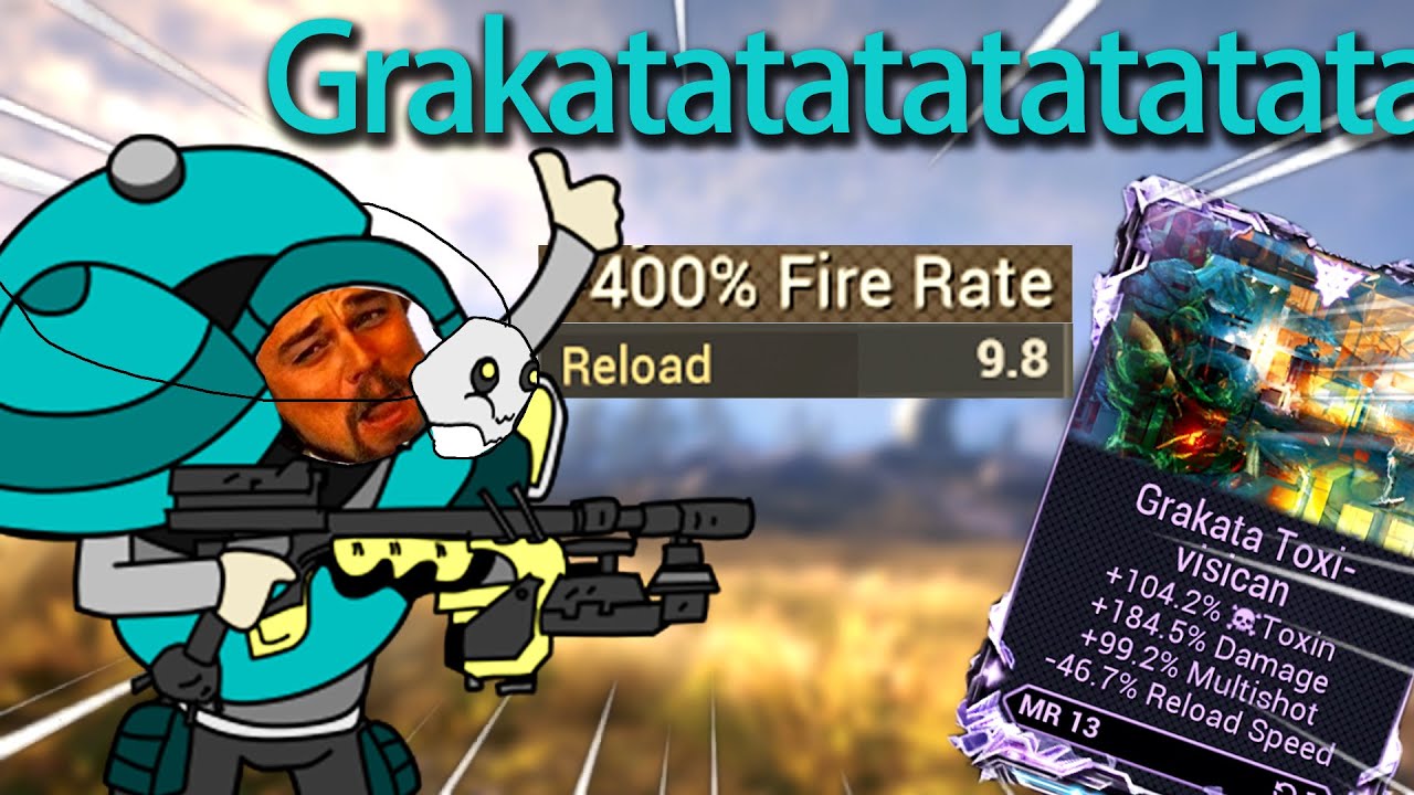 Warframe || Гракататата со скорострельностью 400%, но перезарядка занимает 10 секунд