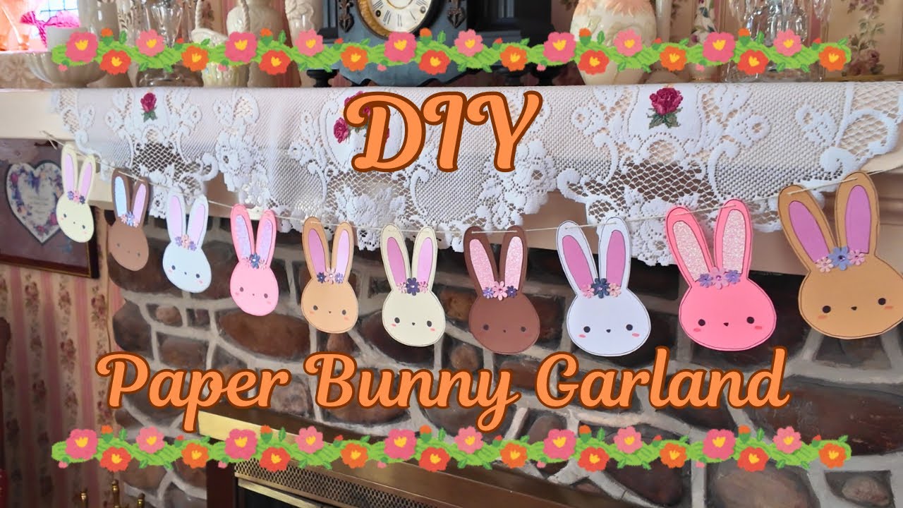 DIY Paper Bunny Garland 