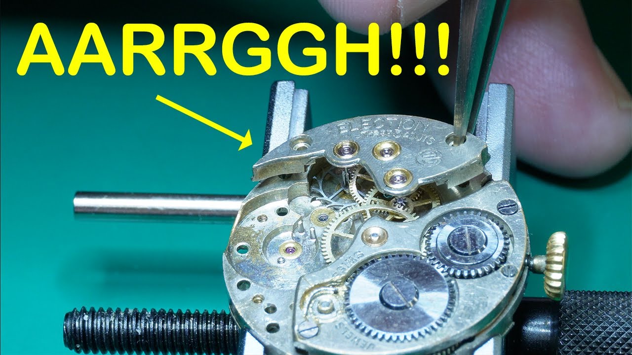 How to Install a Watch Train Wheel Bridge without Screaming!