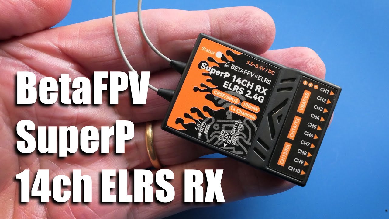 Приемник BetaFPV SuperP ELRS 14ch PWM с SBUS CRSF I2C