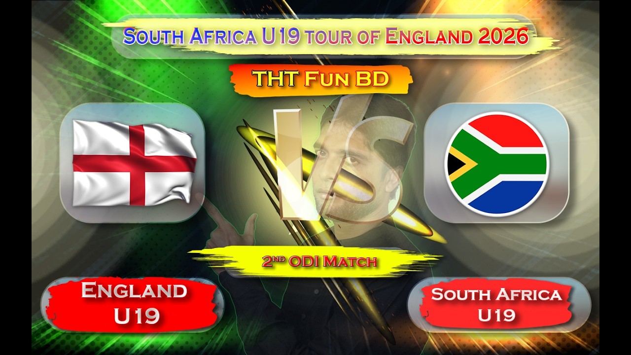 England U19 vs South Africa U19 | South Africa U19 tour of England Live Score Stream & Updates 2026