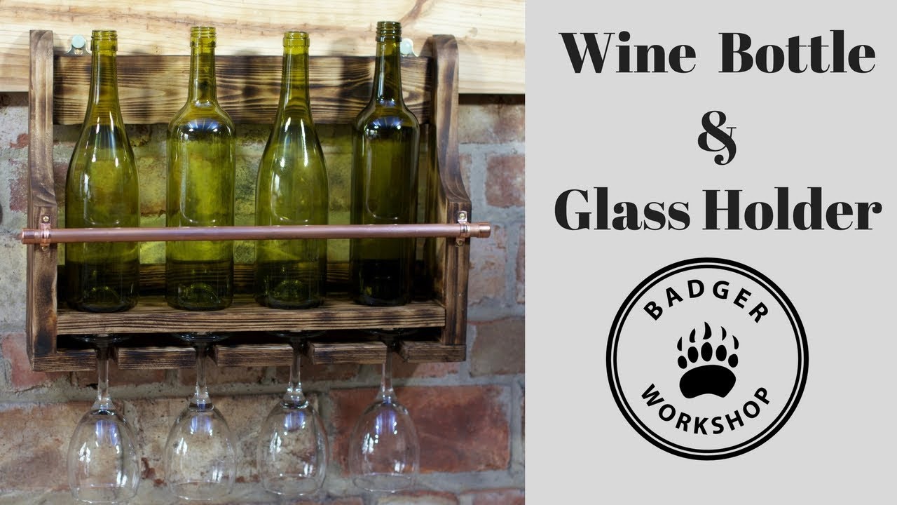 Wine Bottle and Glass Rack