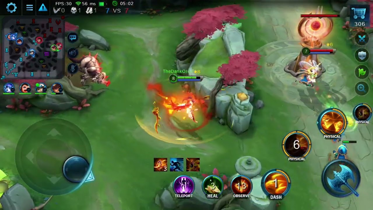 [Palladium 2 Stars] Asura Ranked Gameplay - Heroes Evolved mobile