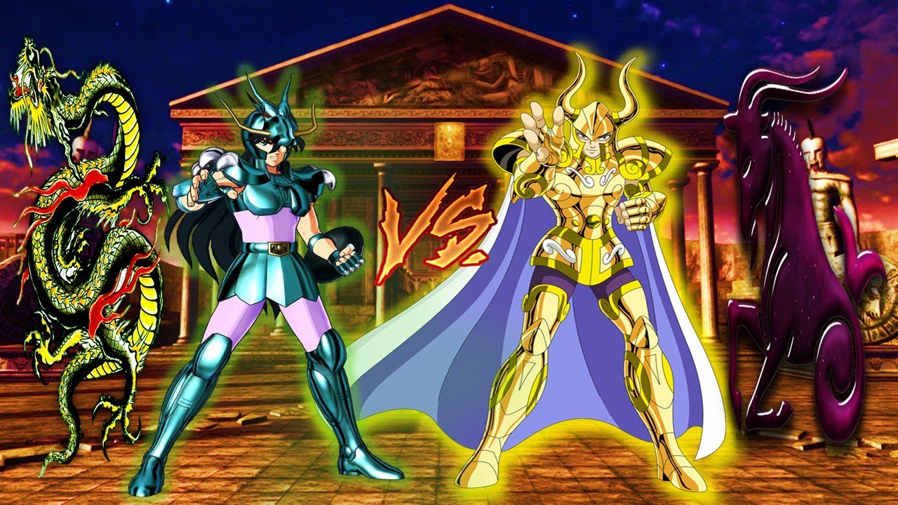 Amv Shiryu de Drag&atilde;o vs Shura de Capricornio  Tribute Battle On