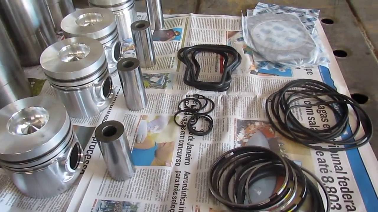 Revisão - Troca de kits motor MWM serie 10 - X10