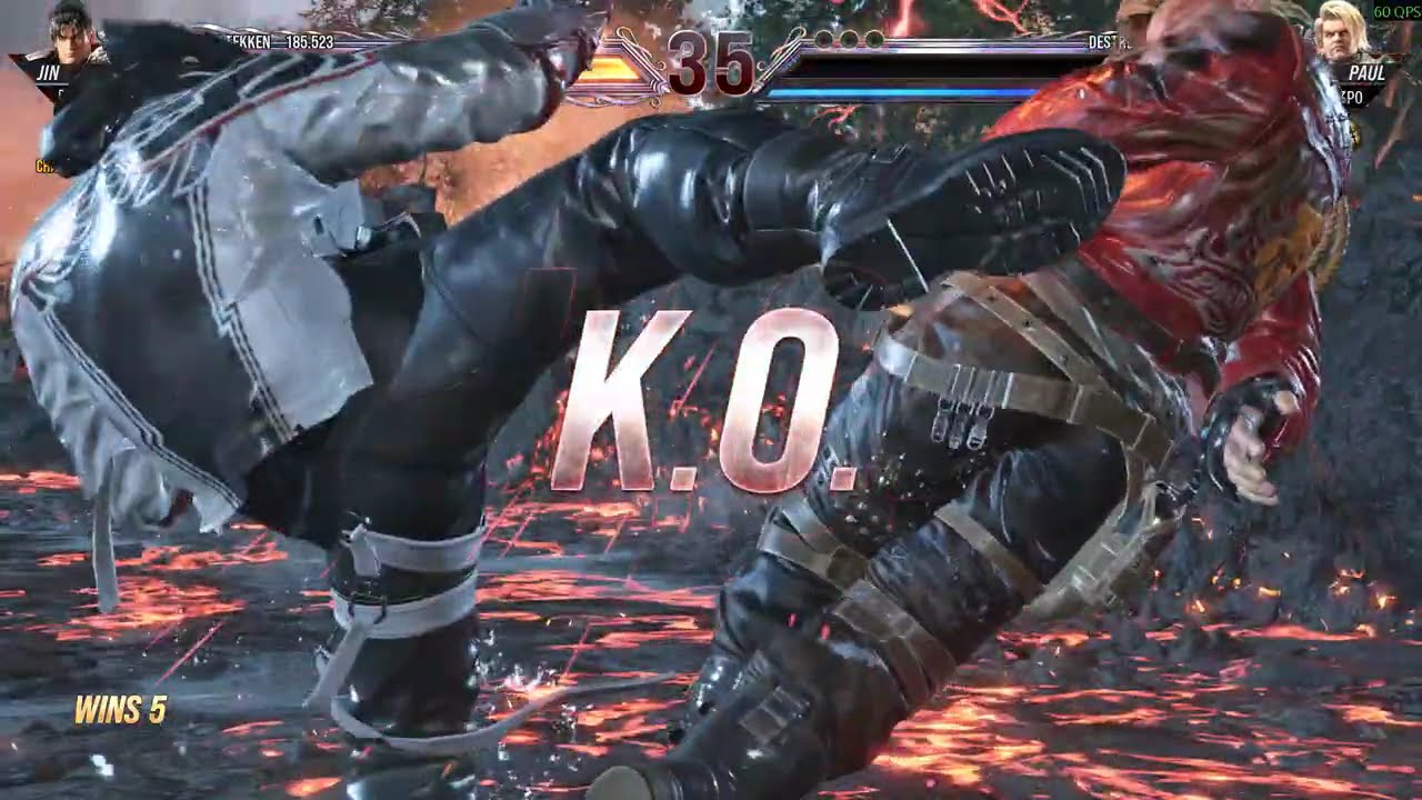 Tekken 8 online jin kazama vs paul