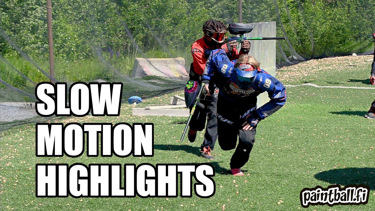 Slow Motion Highlights - Part 1 #paintball #speedball #paintballing