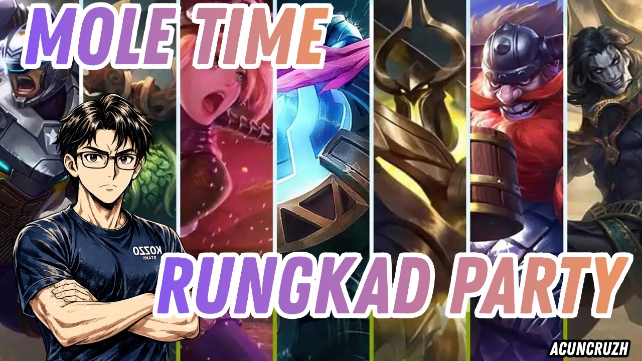 RUNGKAD PARTY SIAP MENURUNKAN BINTANG!!! MOBILE LEGENG