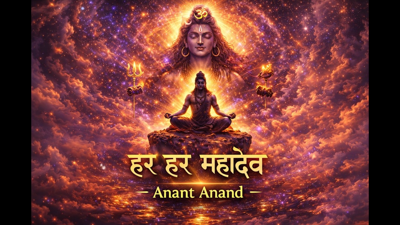 हर हर महादेव 🔥 Hindi Shiva Song | Anant Anand | ॐ Meditation Music