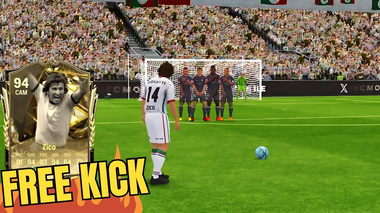 Legendary Zico Free Kick Specialist - EA FC 24 Mobile ICON Card
