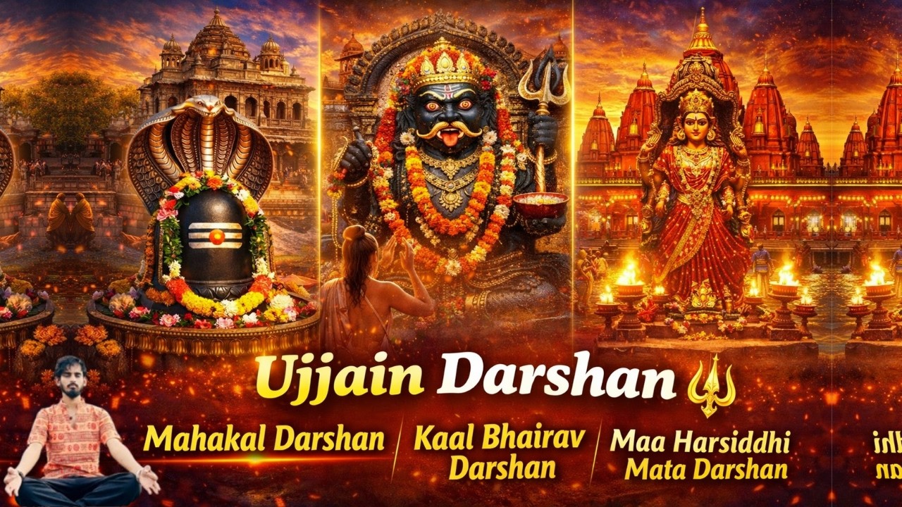 Ujjain Darshan 🔱2ND Part | Kaal Bhairav & Maa Harsiddhi Blessings 🙏 Brothers Trip