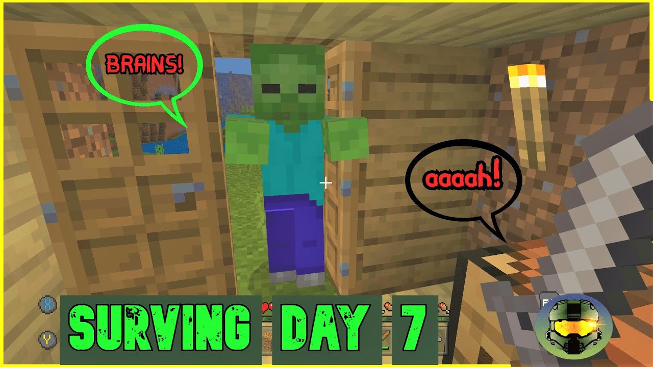 Surviving the First 10 Nights Day 7 Minecraft Evan Pops Popcorn