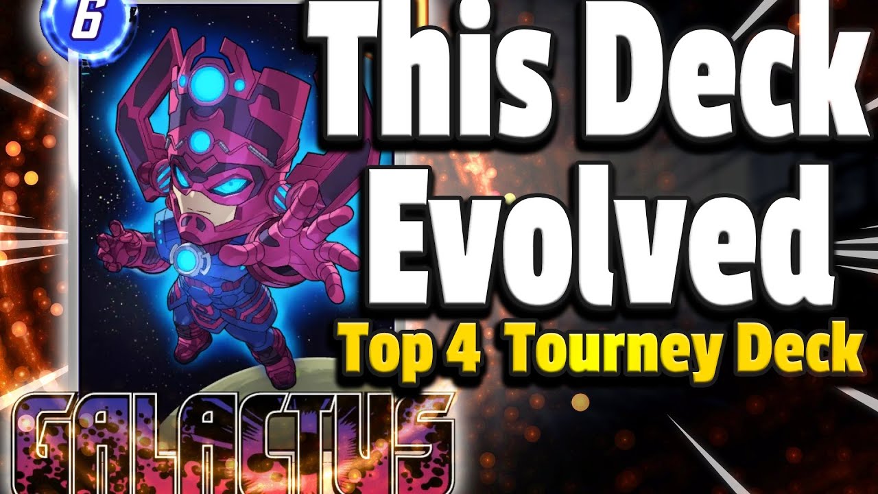 Galactus Is EVOLVING | Top 4 Tournament Deck | Marvel Snap