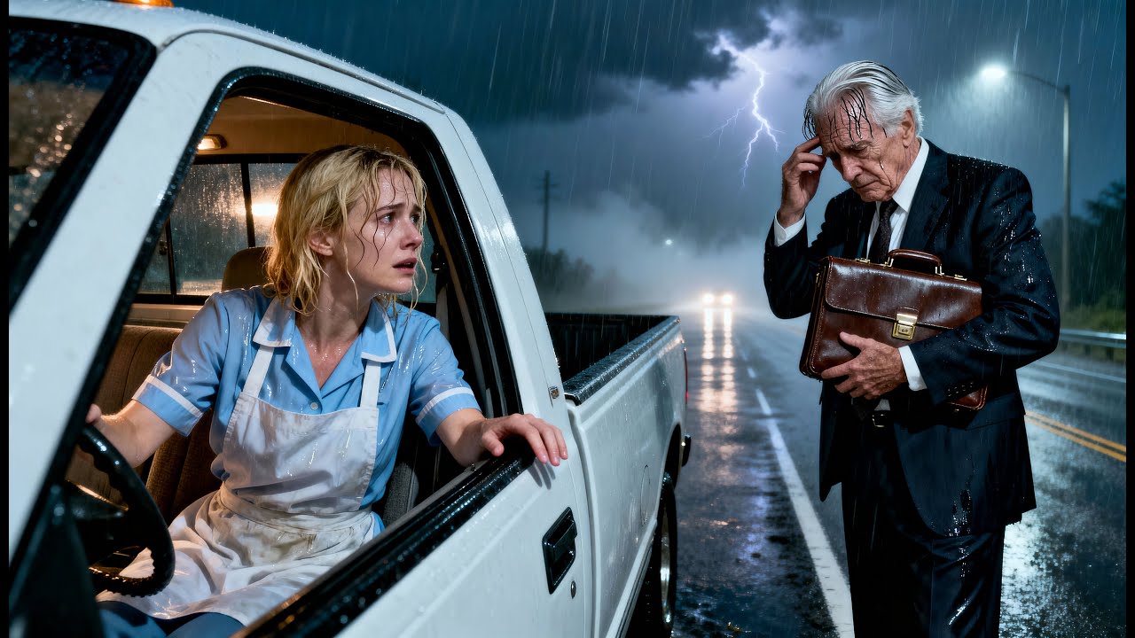She Gave a Ride to a Shivering Old Man in the Storm — The Next Morning, Her Cruel Boss Was Fired