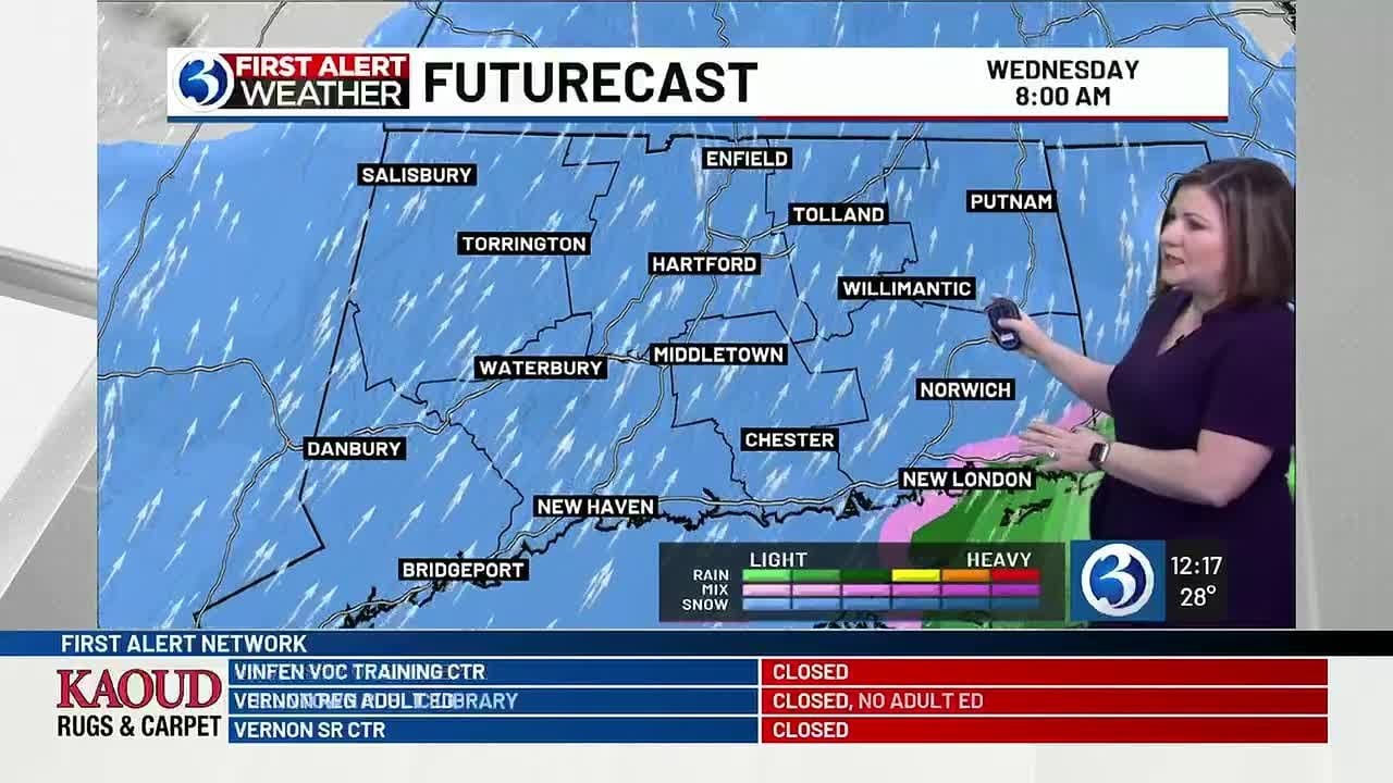FORECAST: More snow tomorrow makes for a First Alert Weather Day