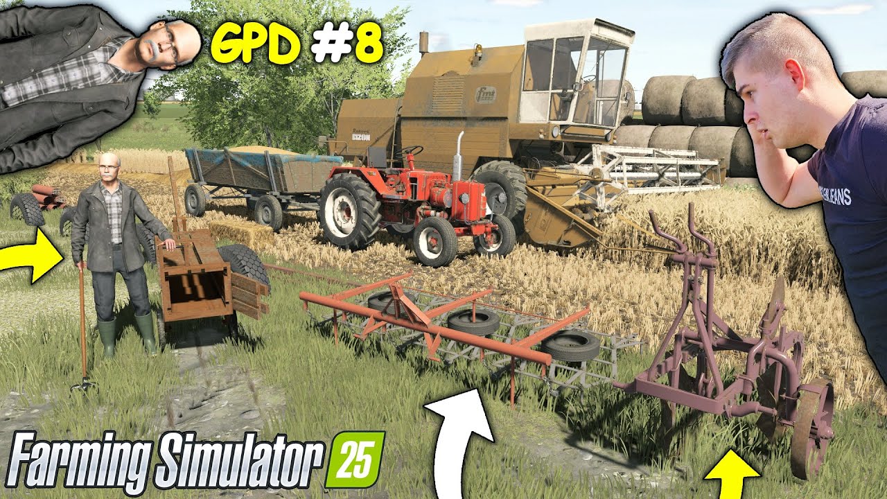 REAKCJA DZIADKA NA NOWE NABYTKI😱 POKAZAŁEM DZIADKOWI ZMIANY NA GOSPODARSTWIE😀😍 ➡️GPD⬅️ FS 25 8️⃣