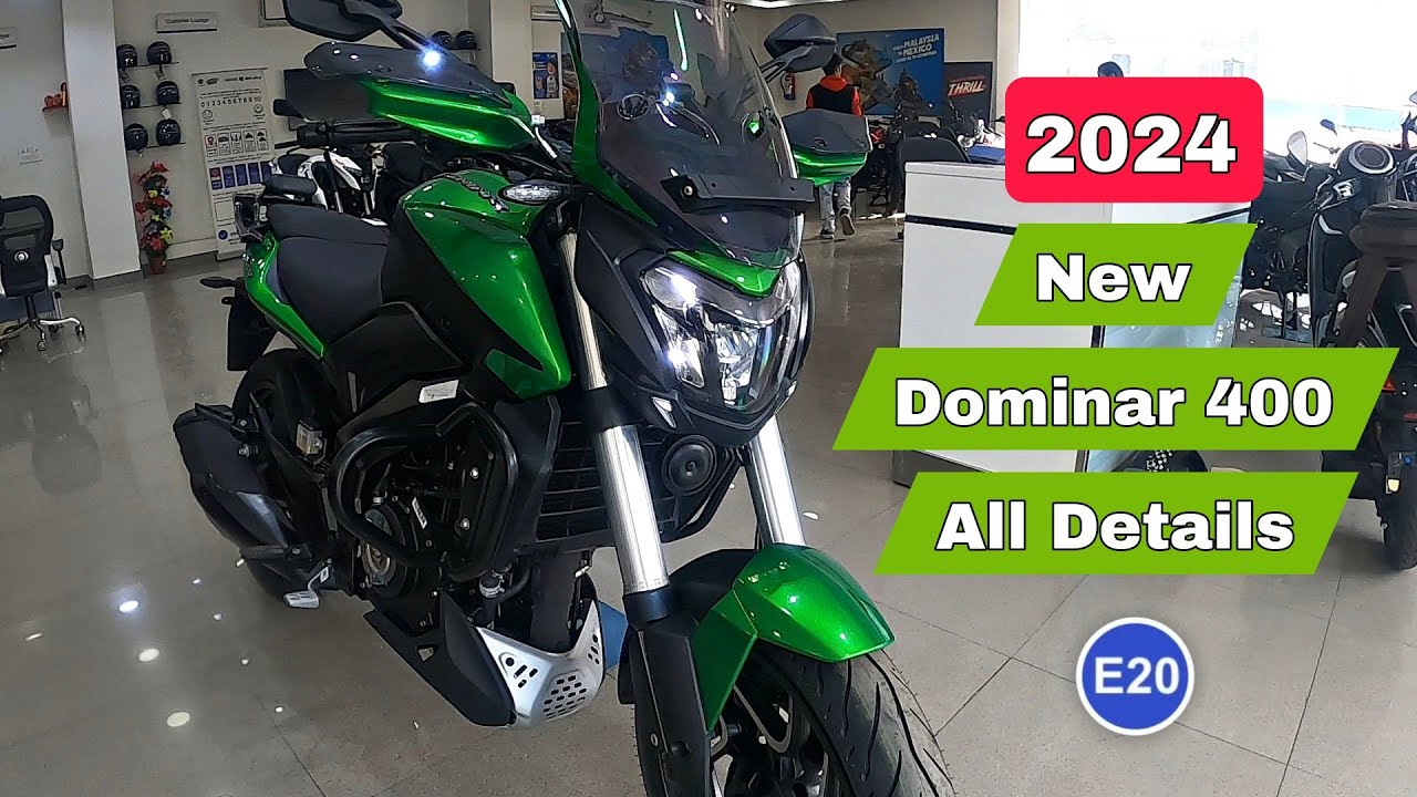 All New Bajaj Dominar 400 E-20 2024 Latest Model | New Price | Mileage & Features All Details