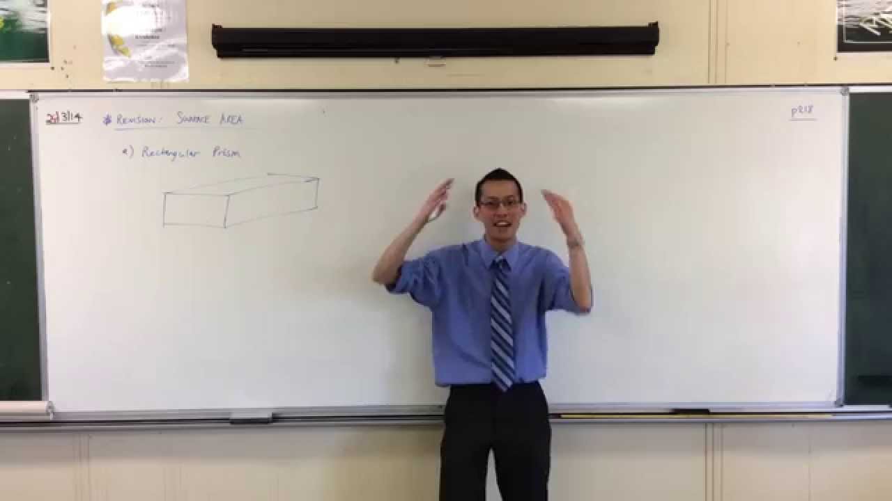 Surface Area of Rectangular & Triangular Prisms
