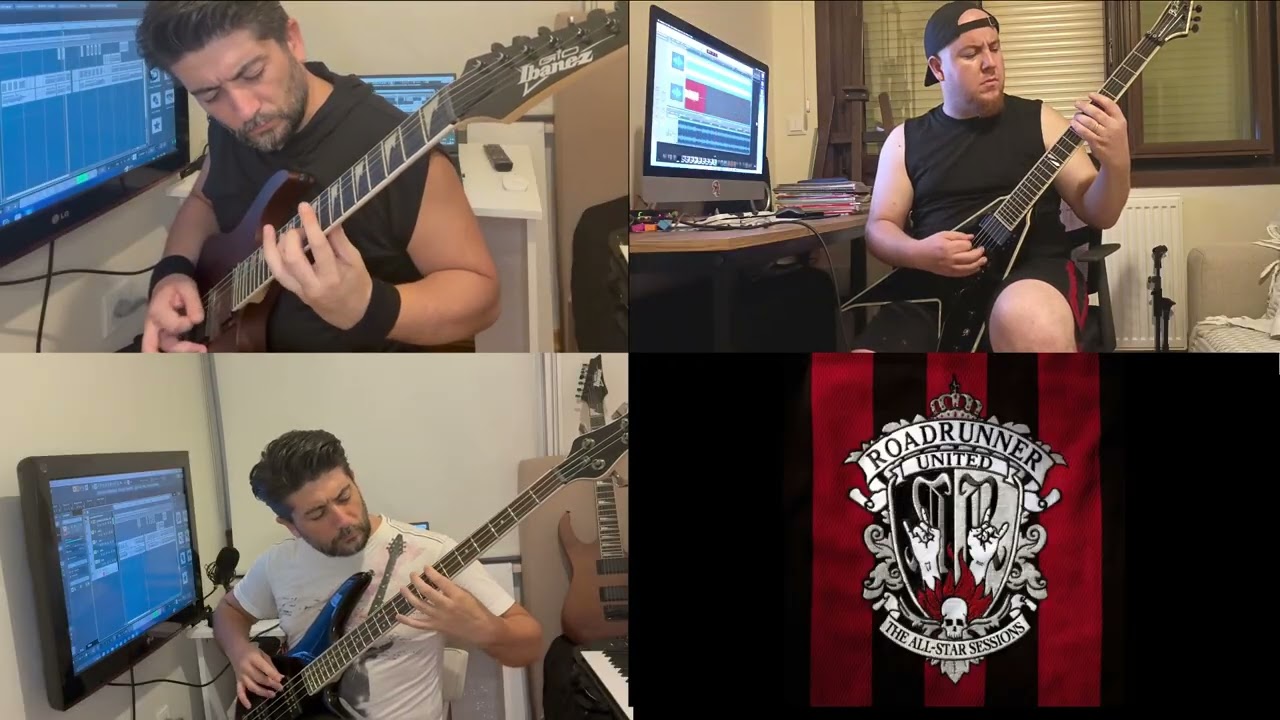 Roadrunner United - Annihilation by the Hands of God (Guitars & Bass Cover)