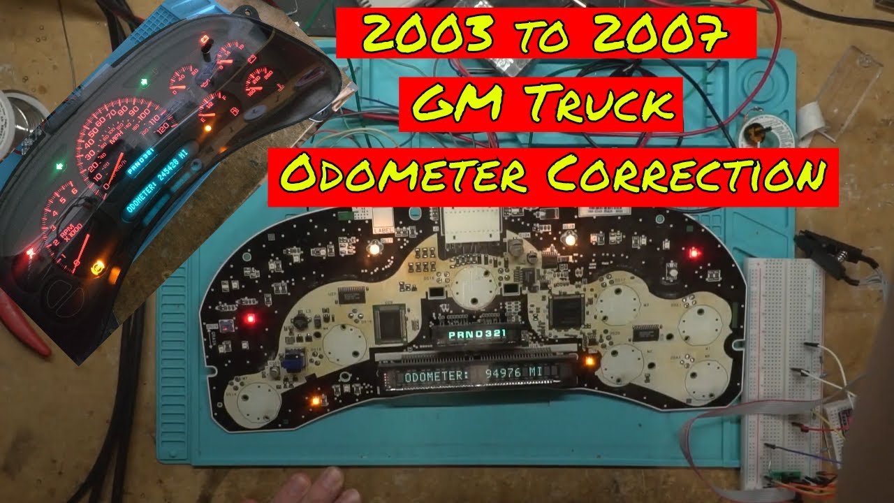 2003 to 2007 GM Odometer Correction Silverado, Sierra, Tahoe, Yukon, Suburban or Avalanche