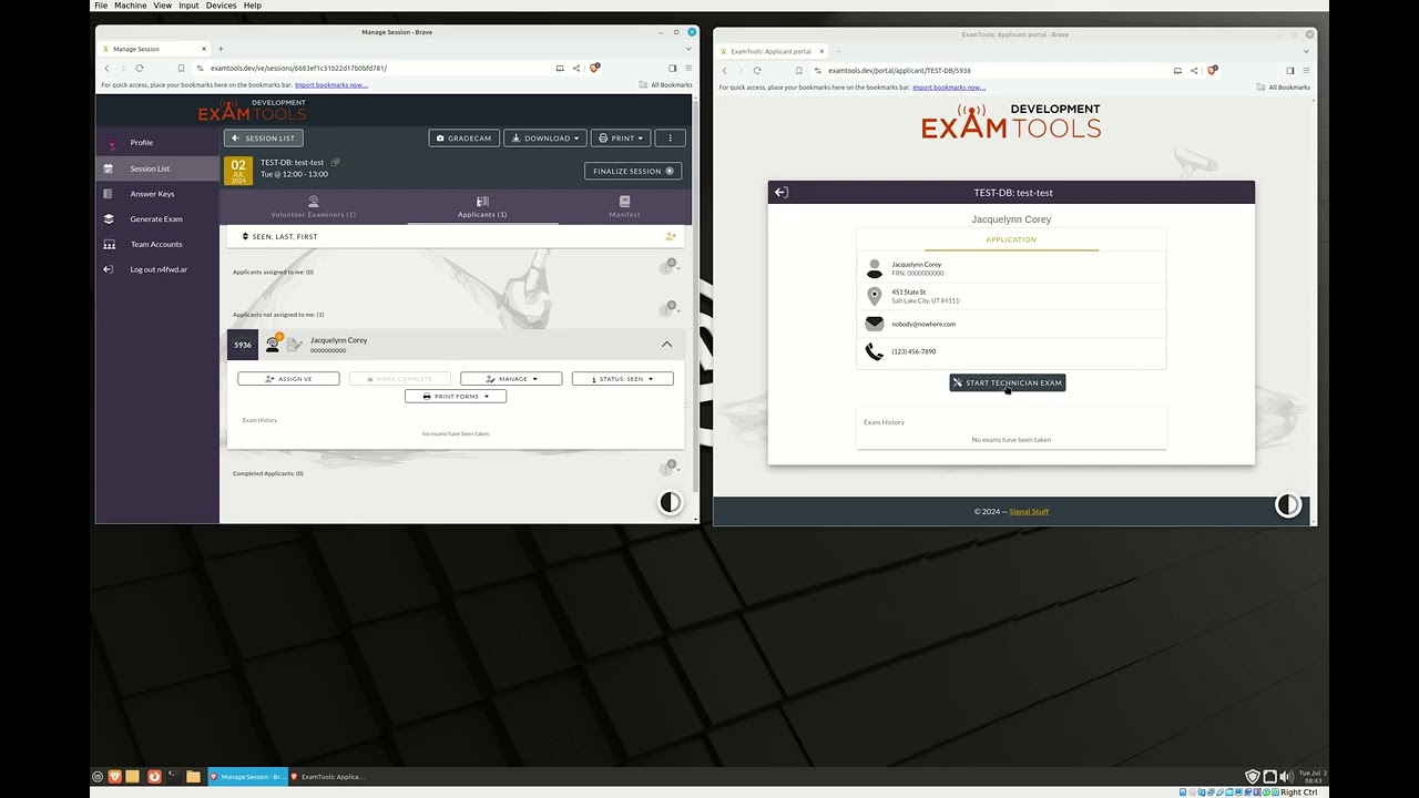 EXAMTOOLS for the Newly Accredited VE's (can be used by ALL VECS)