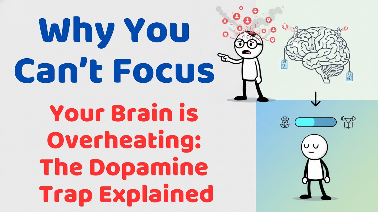 Why You Can’t Focus. Your Brain is Overheating: The Dopamine Trap Explained.