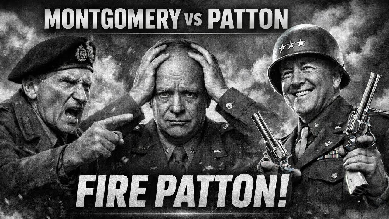 Montgomery vs Patton: The Rhine Crisis That Almost Broke The Allied Command | WW2 Story