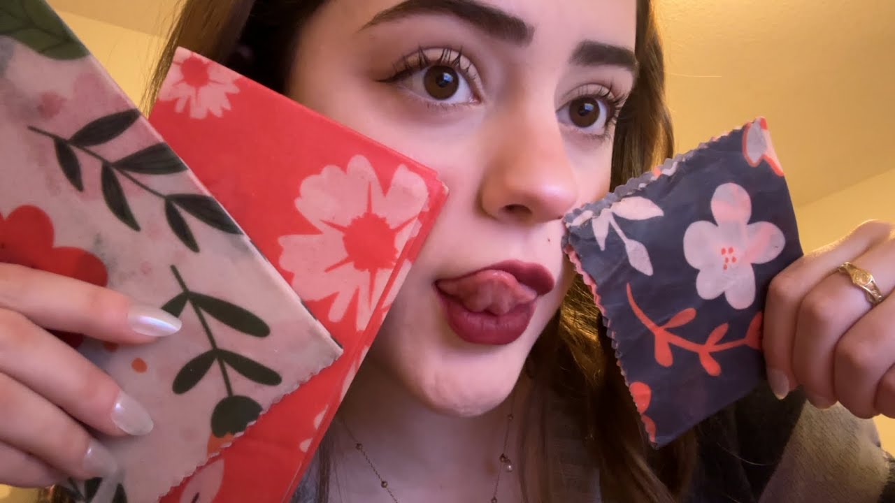 ASMR PAPEL CERA DE ABEJA 🐝🍯